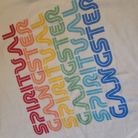 Spiritual Gangster Rainbow logos crew neck sweater savasana small - Picture 3 of 8